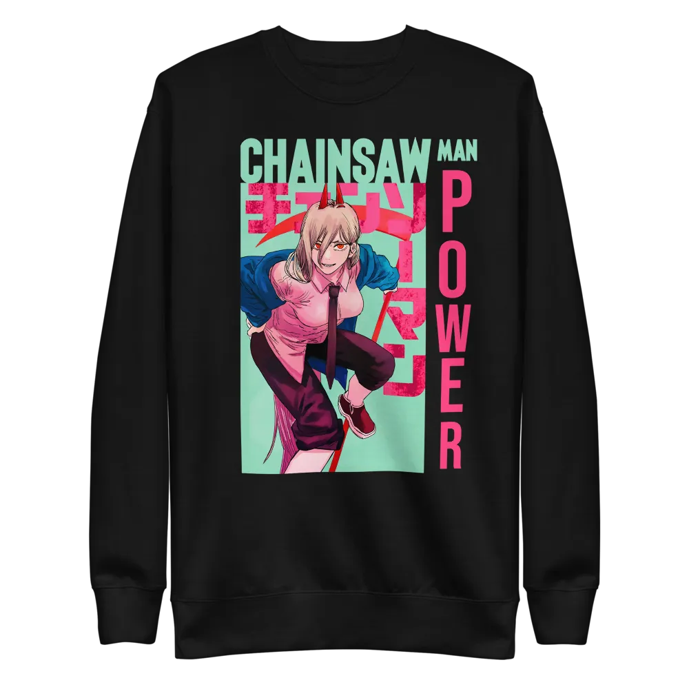 Power Crewneck Sweatshirt Chainsaw Man