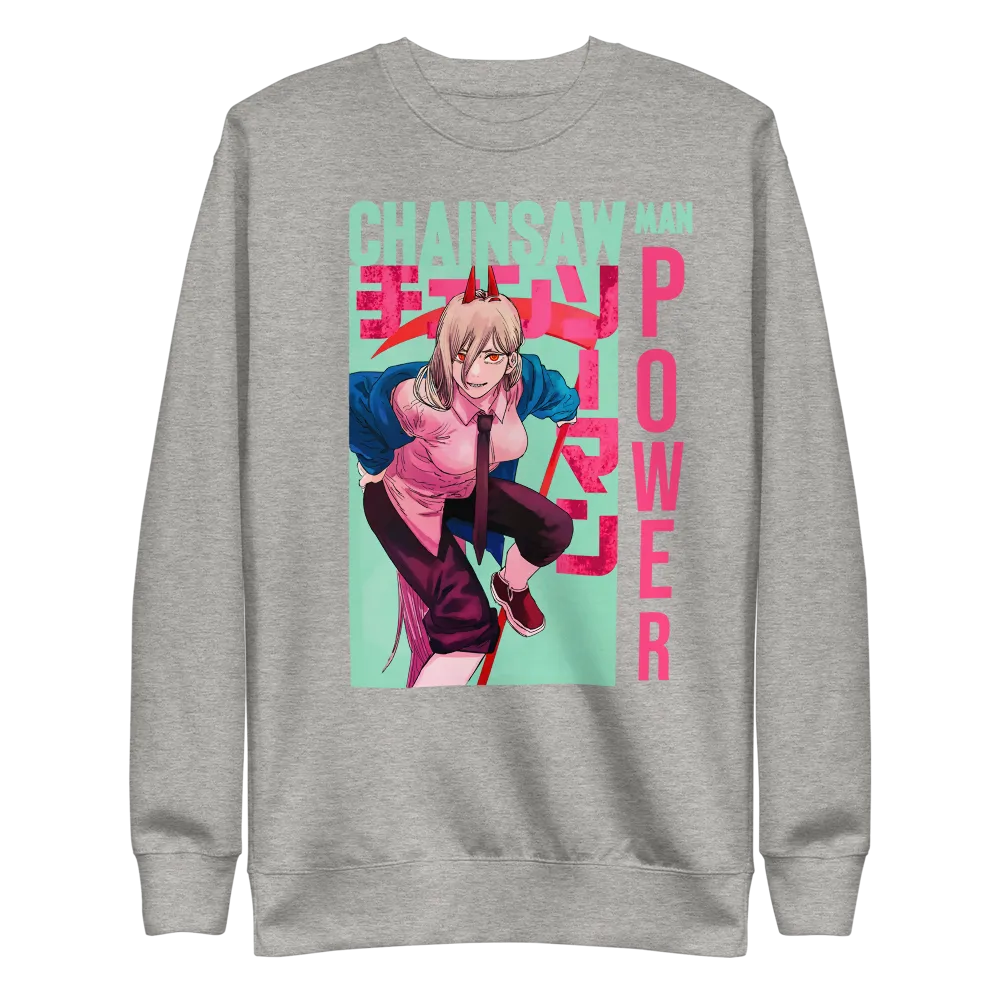 Power Crewneck Sweatshirt Chainsaw Man