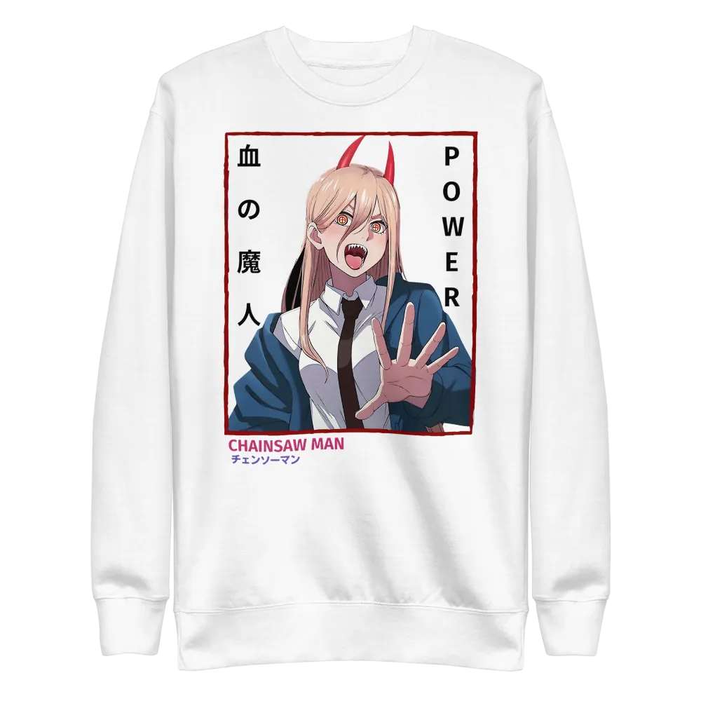 Power Crewneck Sweatshirt Chainsaw Man