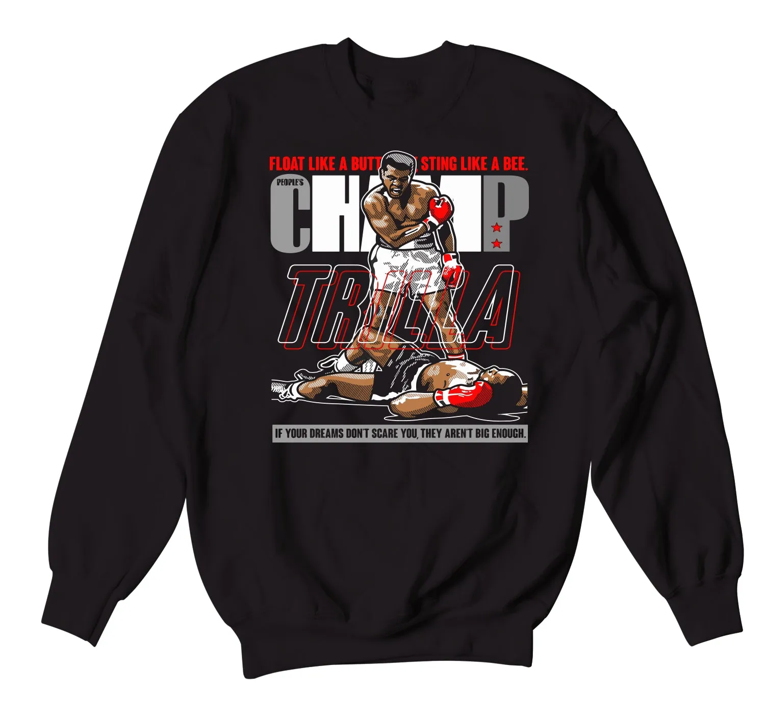 Retro 12 Reverse Flu Champ Trilla Sweater