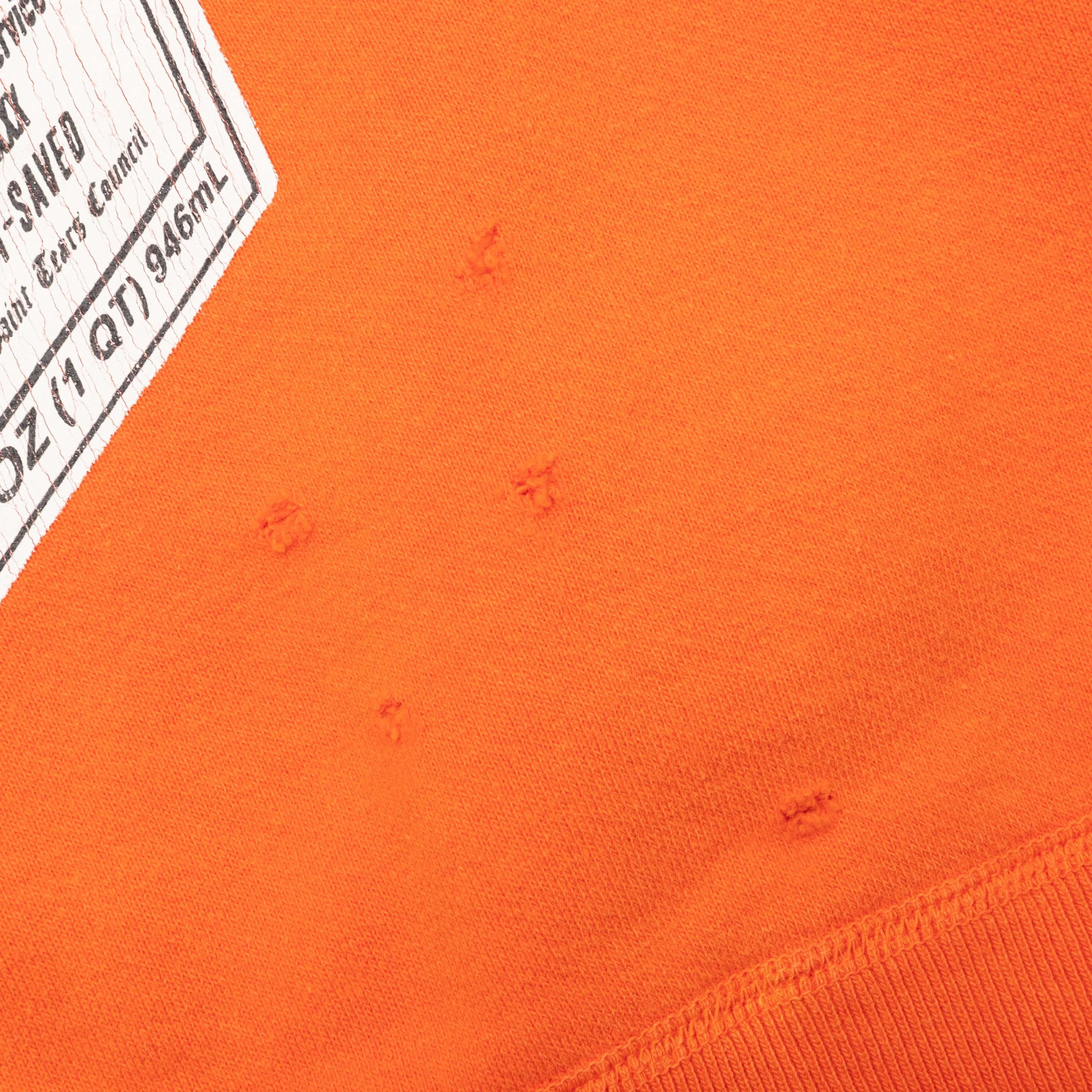 Saint Michael x Denim Tears Milk Pack Sweatshirt - Orange