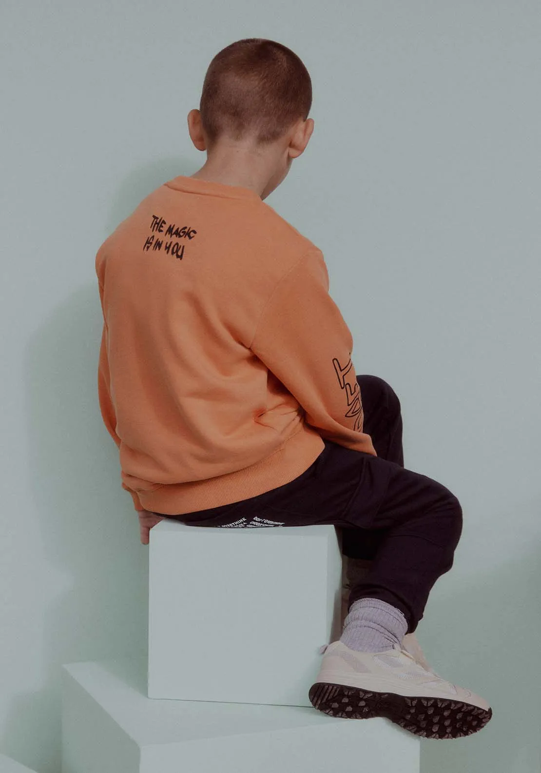 Skate Sweatshirt - Orange