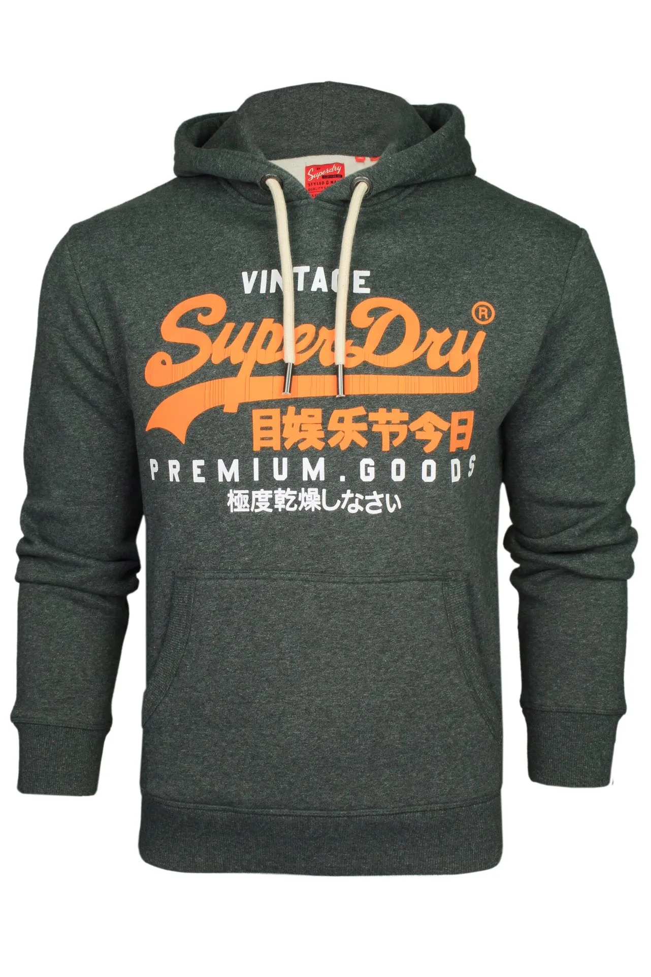 Superdry Mens Vintage Logo  'Duo' Hoodie Sweater