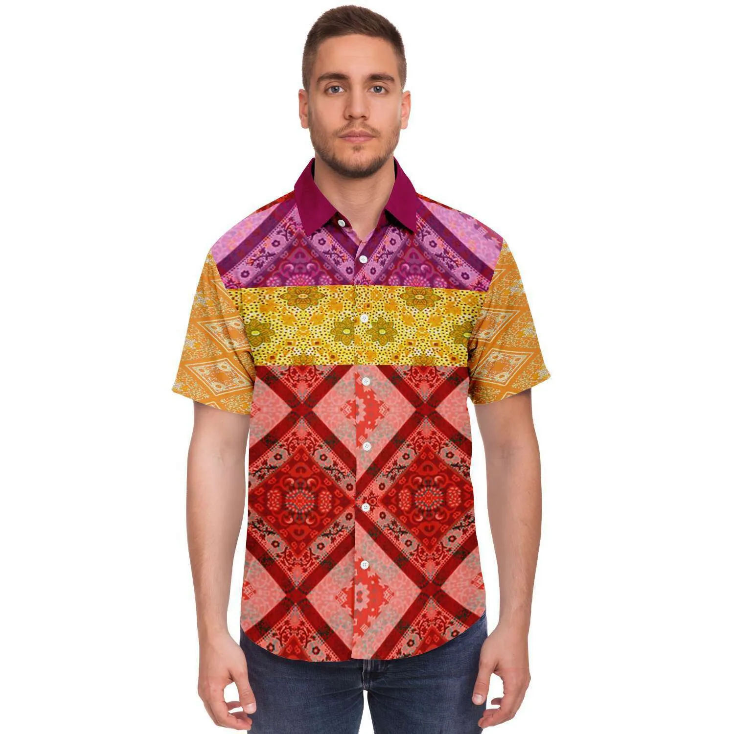 Taj Mahal S/S Button Down Shirt