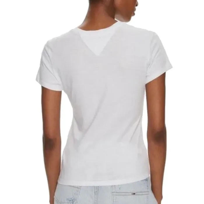 Tommy Jeans Slim T-Shirt Logo Donna