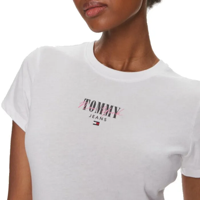 Tommy Jeans Slim T-Shirt Logo Donna