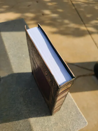 Tree Of Life Red and Tan Leather Writing Journal