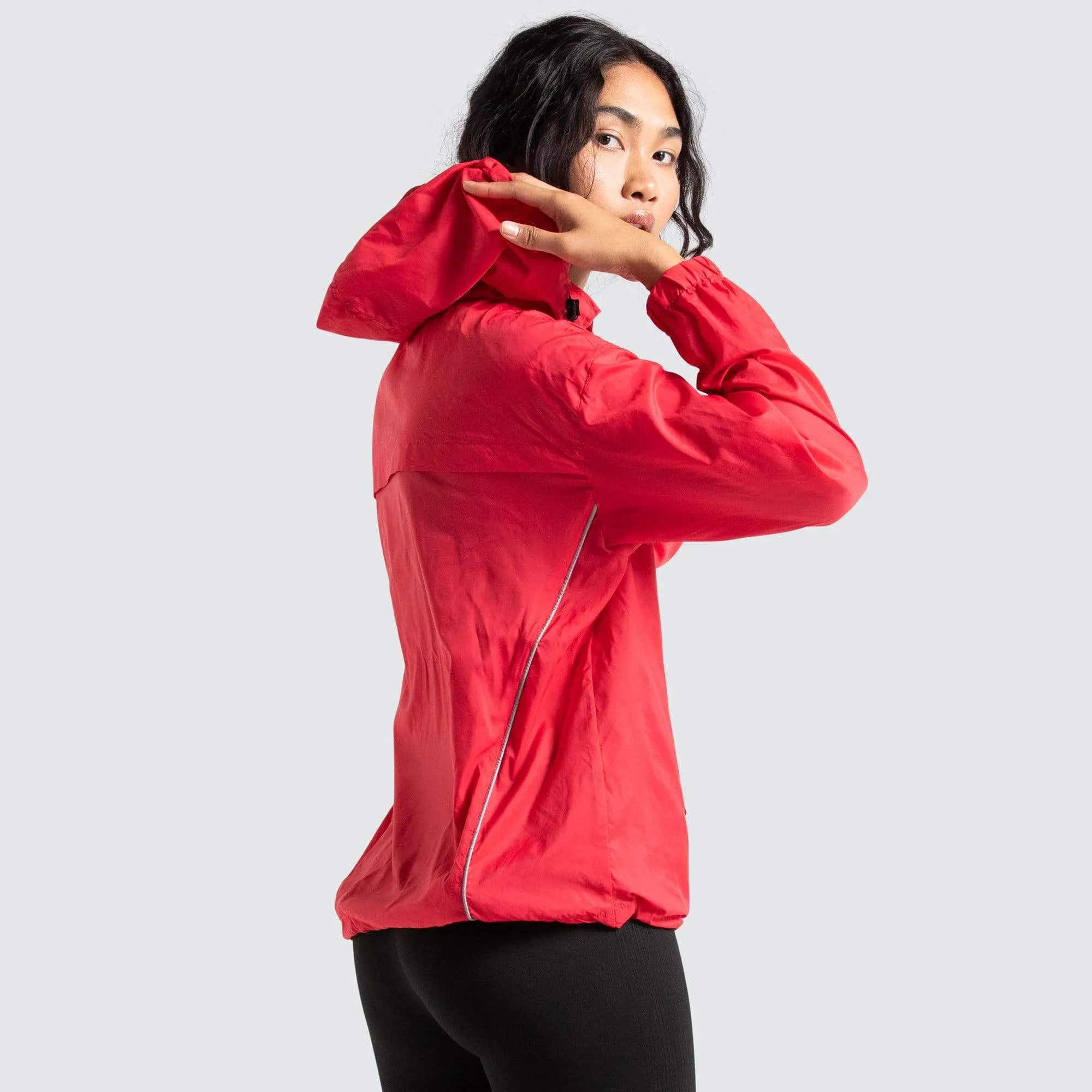 Unisex Marked Running Jacket - Red