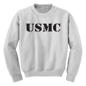 USMC Youth Sport Gray Sweatshirt