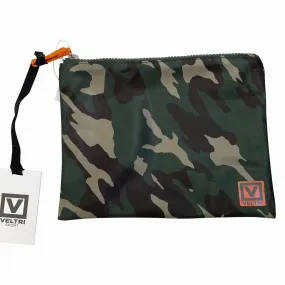 Veltri 'Darius' Zip Pouch in Green Camo - 9 x 7