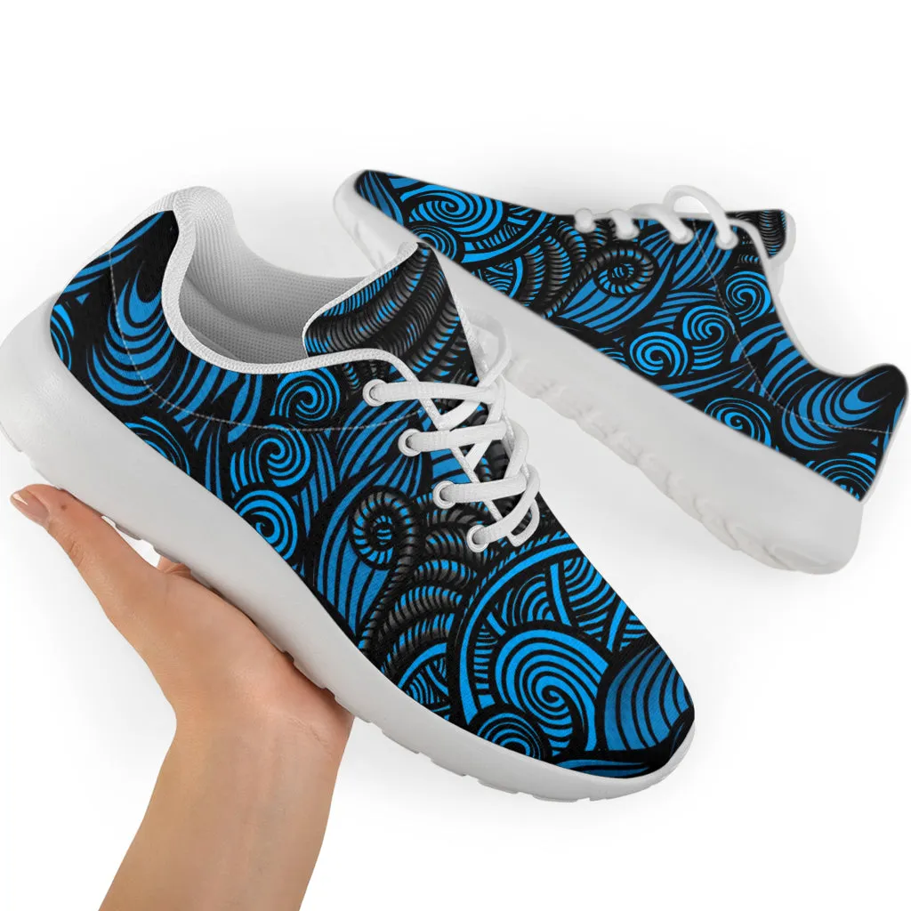 Waves Patterns - Sport Sneakers