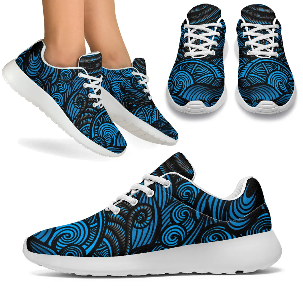 Waves Patterns - Sport Sneakers