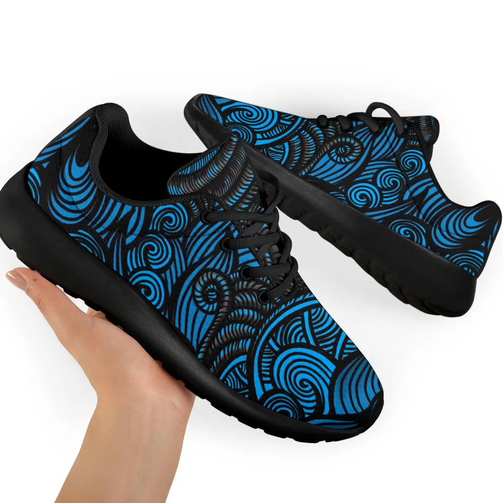 Waves Patterns - Sport Sneakers