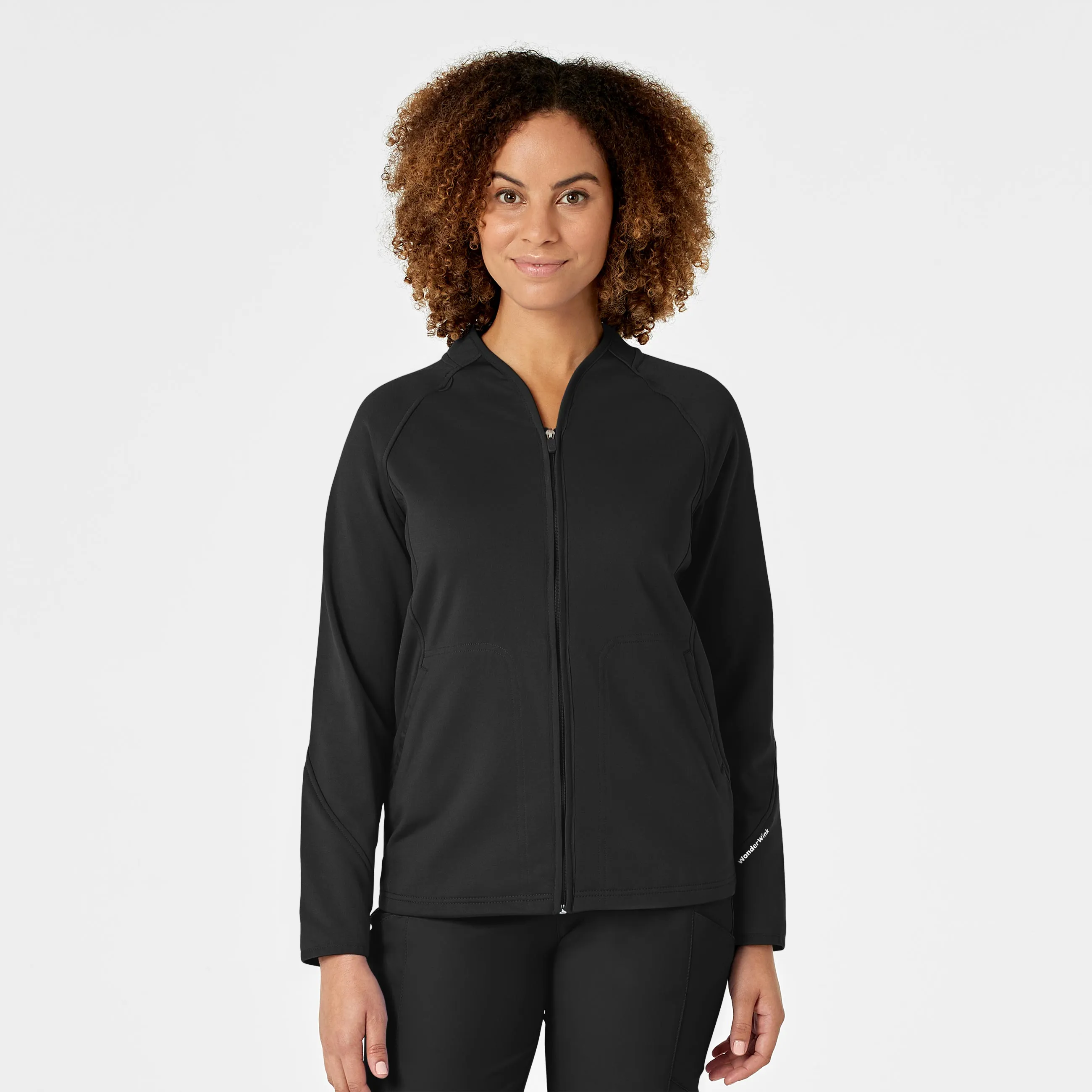 Wink LAYERS Women's Fleece Full Zip Scrub Jacket 8209