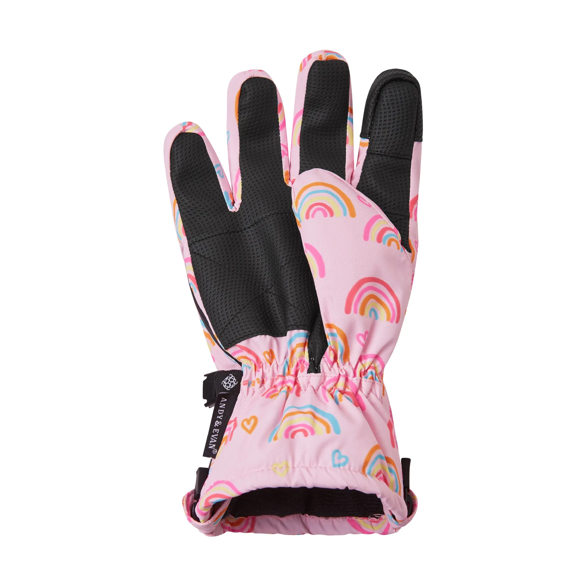 Winter & Ski Glove powered by ZIPGLOVE TECHNOLOGY | Pink Rainbows